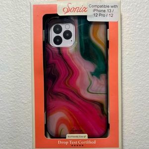 NWB Sonix Marbled iPhone 13, 12, 12 Pro Case Antimicrobial Impact Resistant